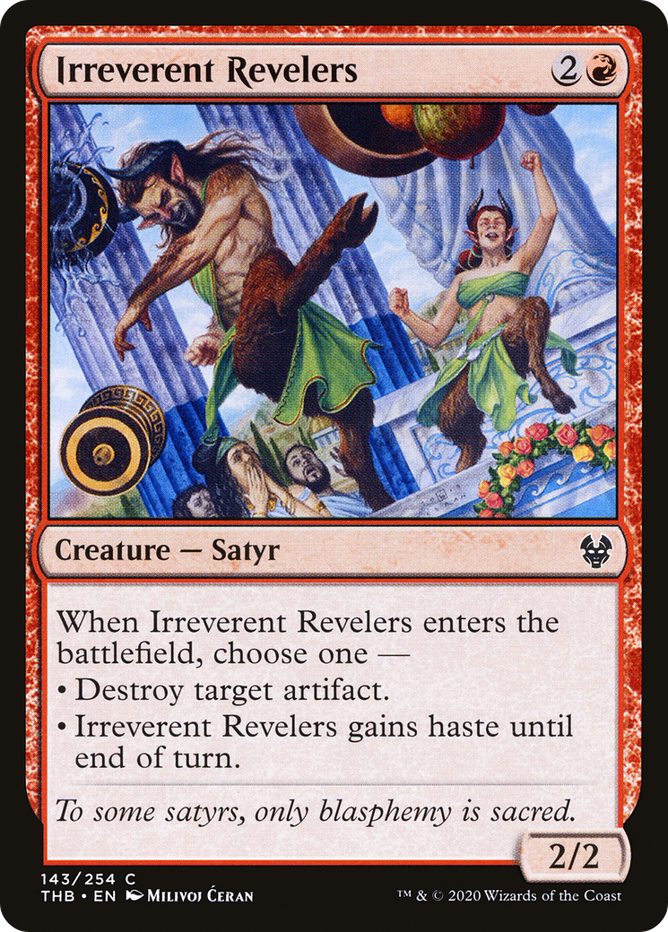 Irreverent Revelers [Theros Beyond Death]-1