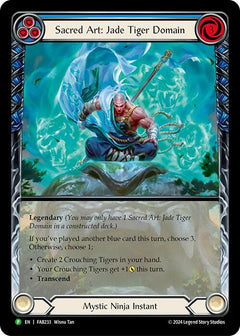 Sacred Art: Jade Tiger Domain [FAB233] (Promo)  Rainbow Foil-1