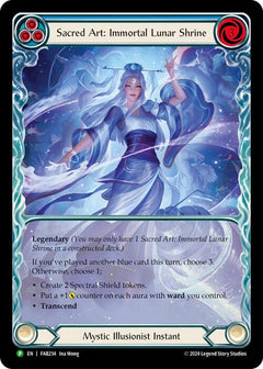 Sacred Art: Immortal Lunar Shrine [FAB234] (Promo)  Rainbow Foil-1