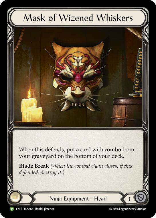 Mask of Wizened Whiskers [LGS268] (Promo)  Rainbow Foil-1