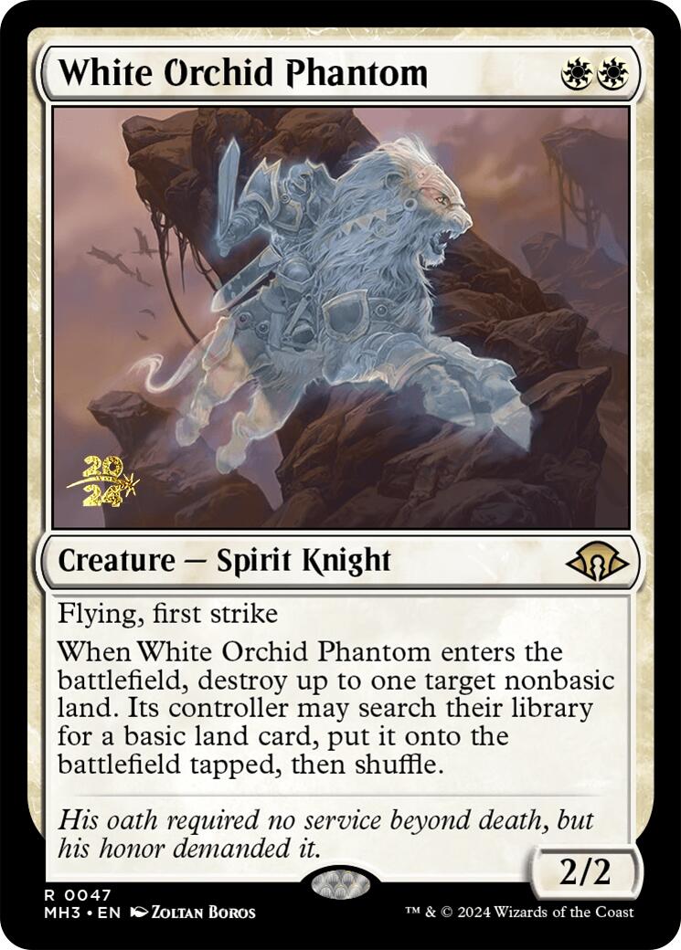 White Orchid Phantom [Modern Horizons 3 Prerelease Promos]-1
