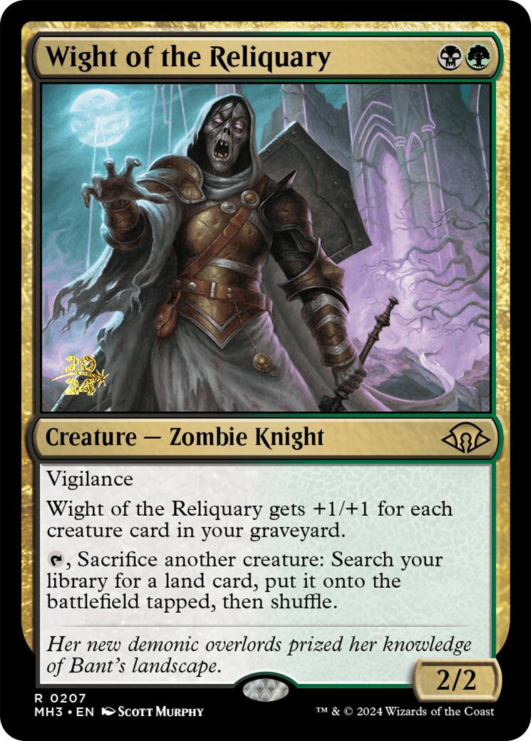 Wight of the Reliquary [Modern Horizons 3 Prerelease Promos]-1