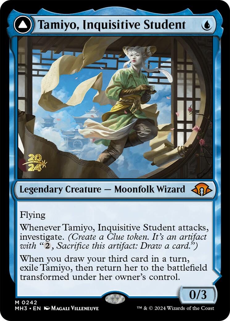 Tamiyo, Inquisitive Student [Modern Horizons 3 Prerelease Promos]-1