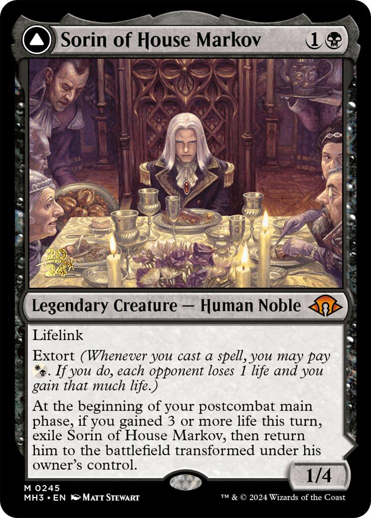 Sorin of House Markov [Modern Horizons 3 Prerelease Promos]-1