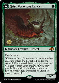 Grist, Voracious Larva [Modern Horizons 3 Prerelease Promos]-1