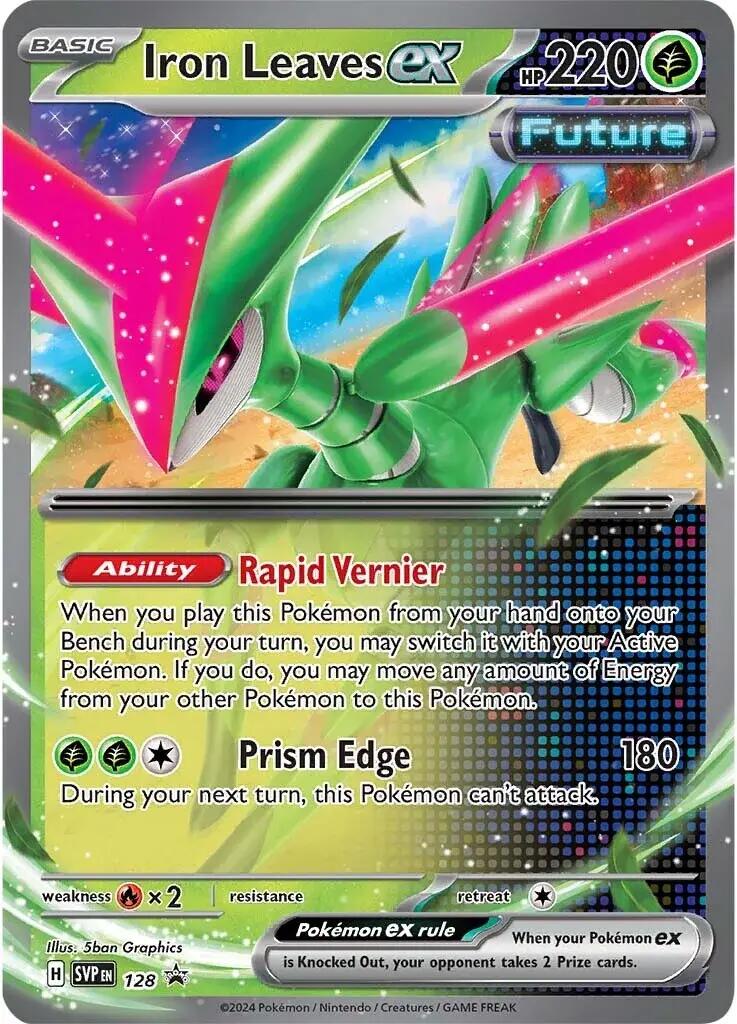 Iron Leaves ex (128) [Scarlet & Violet: Black Star Promos]-1