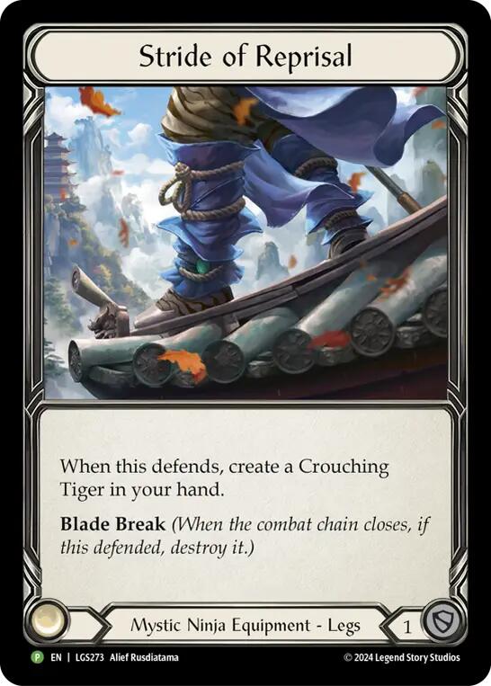 Stride of Reprisal [LGS273] (Promo)  Rainbow Foil-1