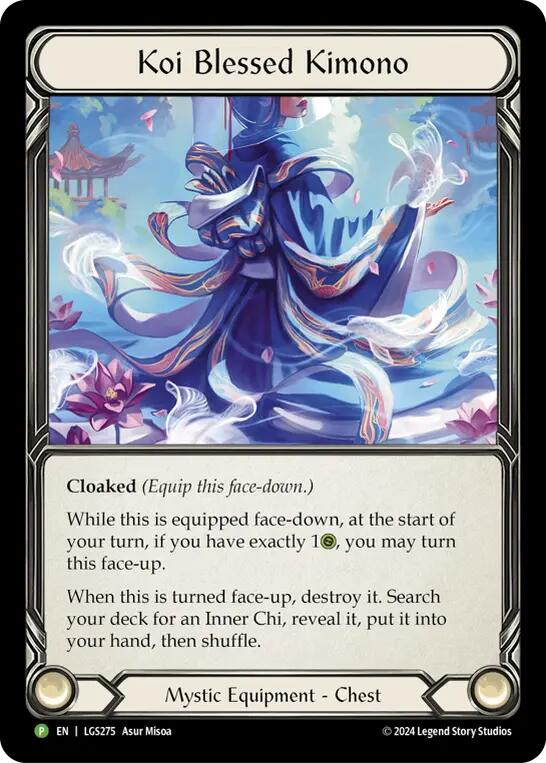 Koi Blessed Kimono [LGS275] (Promo)  Rainbow Foil-1