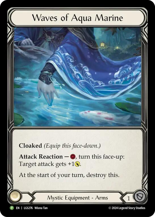 Waves of Aqua Marine [LGS276] (Promo)  Rainbow Foil-1