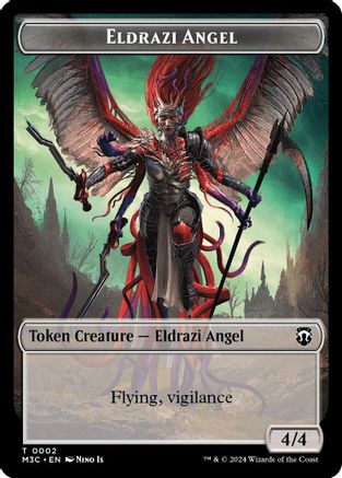 Eldrazi Angel // Copy Double-Sided Token [Modern Horizons 3 Commander Tokens]-5