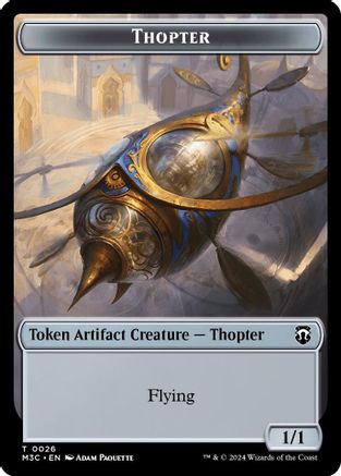 Thopter // Copy Double-Sided Token [Modern Horizons 3 Commander Tokens]-4