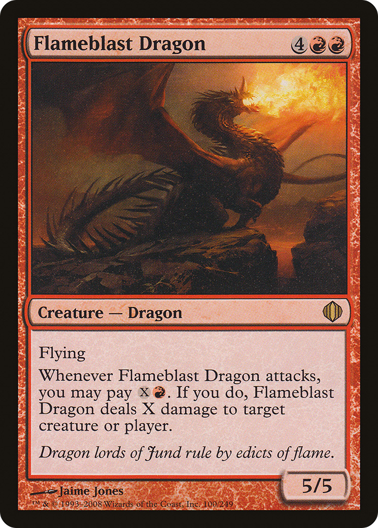 Flameblast Dragon [Shards of Alara]-1