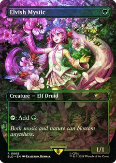 Elvish Mystic (0805) (Rainbow Foil) [Secret Lair Drop Series]-1