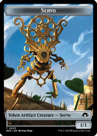 Servo // Zombie Army Double-Sided Token [Modern Horizons 3 Tokens]-5