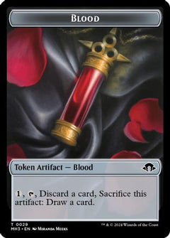 Blood // Energy Reserve Double-Sided Token [Modern Horizons 3 Tokens]-5