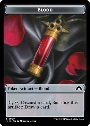 Blood // Energy Reserve Double-Sided Token [Modern Horizons 3 Tokens]-4