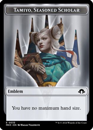 Tamiyo, Seasoned Scholar // Energy Reserve Double-Sided Token [Modern Horizons 3 Tokens]-3