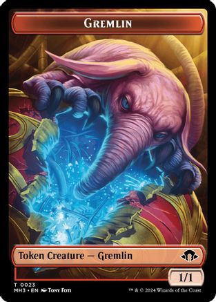 Gremlin // Energy Reserve Double-Sided Token [Modern Horizons 3 Tokens]-3