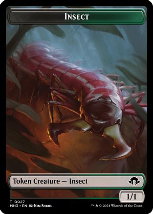 Insect Token (0027) [Modern Horizons 3 Tokens]-1