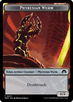 Phyrexian Wurm Token (0017) [Modern Horizons 3 Tokens]-1