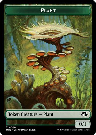 Plant // Energy Reserve Double-Sided Token [Modern Horizons 3 Tokens]-3