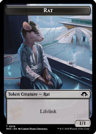 Rat // Energy Reserve Double-Sided Token [Modern Horizons 3 Tokens]-3
