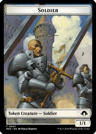 Soldier Token [Modern Horizons 3 Tokens]-1