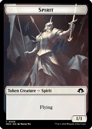 Spirit (0008) // Energy Reserve Double-Sided Token [Modern Horizons 3 Tokens]-3
