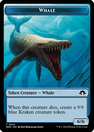 Whale // Energy Reserve Double-Sided Token (MH3-14 // 36) - Modern Horizons 3-1