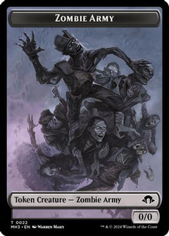 Zombie Army // Energy Reserve Double-Sided Token (MH3-22 // 36) - Modern Horizons 3-1