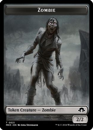 Zombie // Energy Reserve Double-Sided Token (MH3-21 // 36) - Modern Horizons 3-1