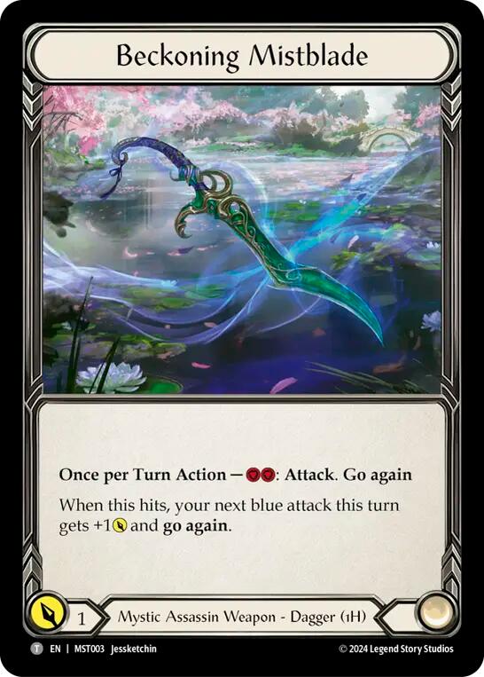 Cosmo, Scroll of Ancestral Tapestry // Beckoning Mistblade [MST130 // MST003] (Part the Mistveil)-2