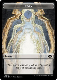 Copy (Ripple Foil) // Eldrazi Angel Double-Sided Token (M3C-1 // 2) - Modern Horizons 3 Commander Foil-1