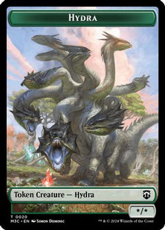 Hydra (Ripple Foil) // Boar Double-Sided Token (M3C-20 // 17) - Modern Horizons 3 Commander Foil-1