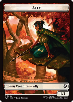 Ally (0004) // Soldier (0011) Double-Sided Token [Avatar: The Last Airbender Tokens]-1