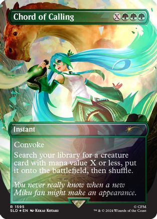 Chord of Calling (Rainbow Foil) [Secret Lair Drop Series]-1
