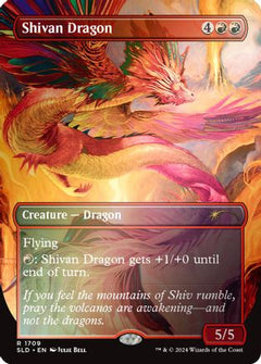 Shivan Dragon (Rainbow Foil) [Secret Lair Drop Series]-1