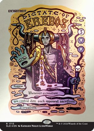 Dictate of Erebos (Rainbow Foil) [Secret Lair Drop Series]-1