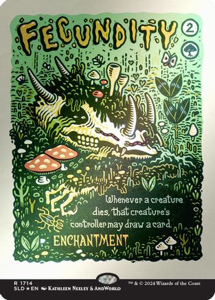 Fecundity (Rainbow Foil) [Secret Lair Drop Series]-1