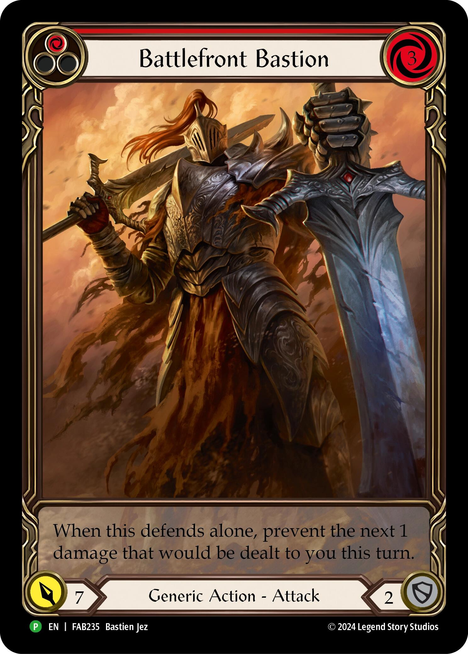 Battlefront Bastion [FAB235] (Promo)  Rainbow Foil-1