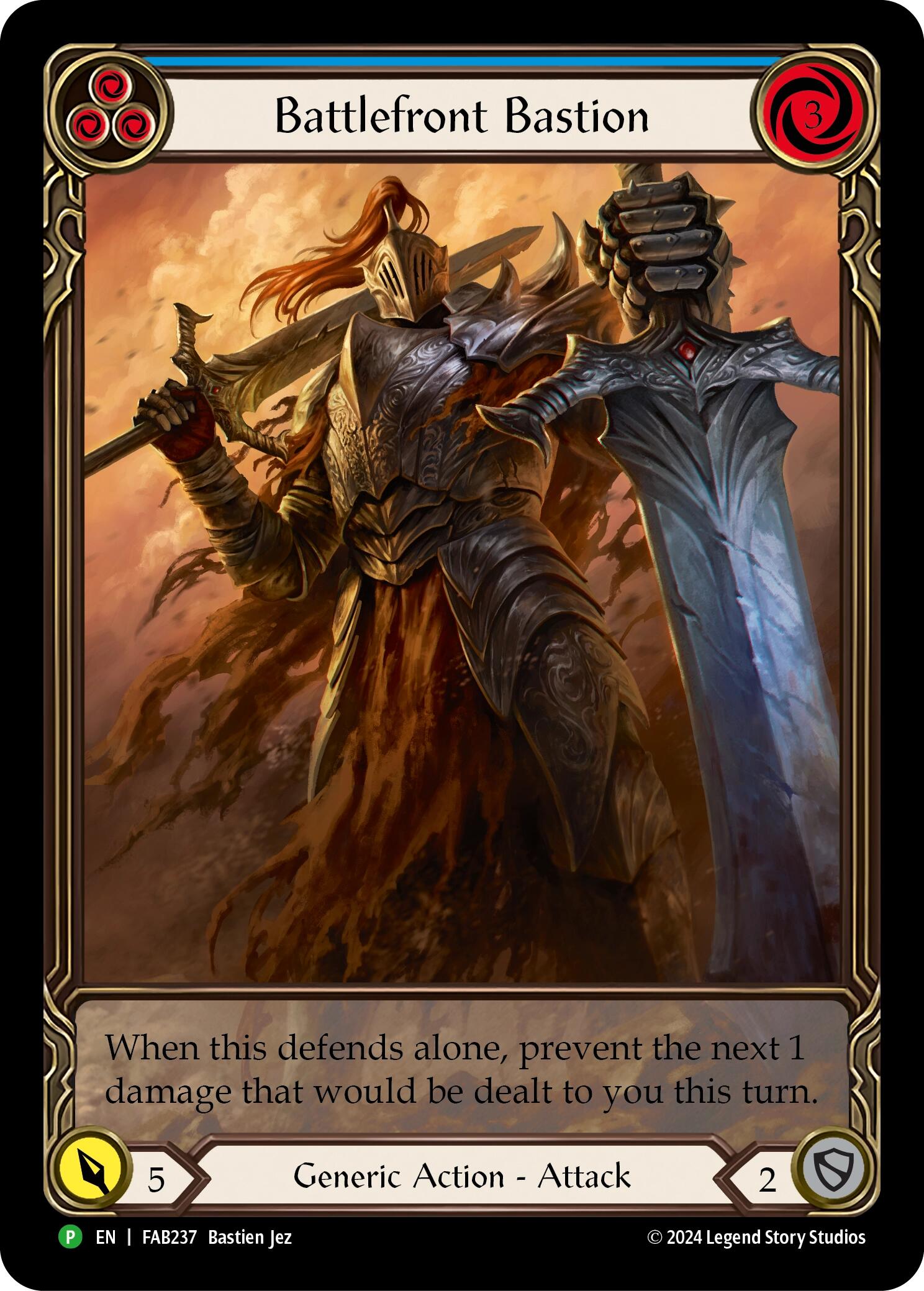 Battlefront Bastion [FAB237] (Promo)  Rainbow Foil-1