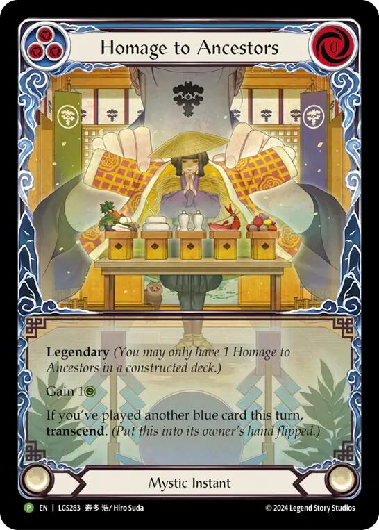 Homage to Ancestors // Inner Chi [LGS283] (Promo)  Rainbow Foil-1