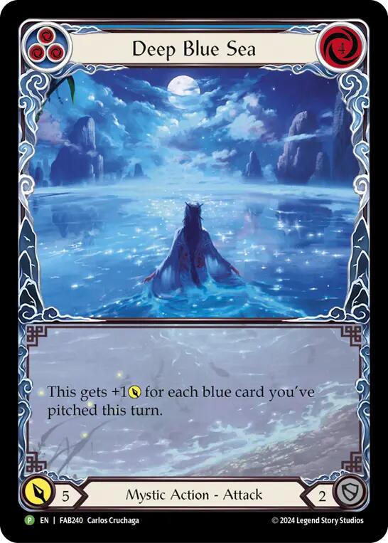 Deep Blue Sea [FAB240] (Promo)  Rainbow Foil-1