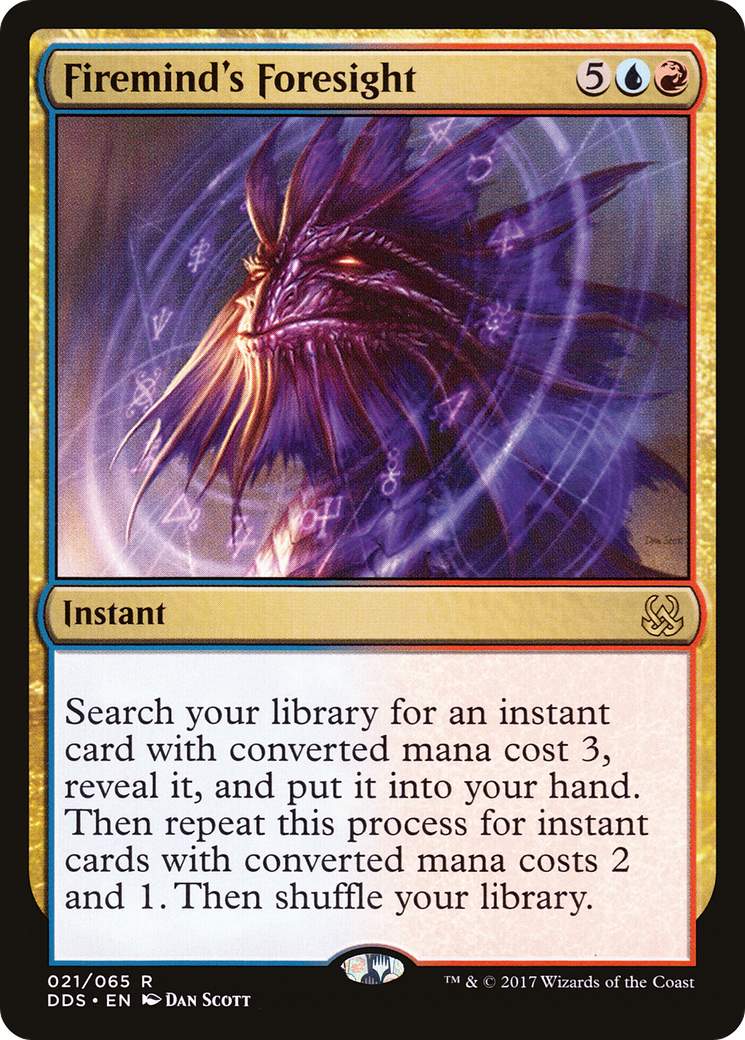 Firemind's Foresight [Duel Decks: Mind vs. Might]-1