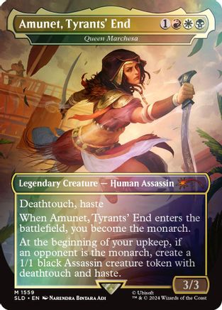 Amunet, Tyrants' End - Queen Marchesa (Rainbow Foil) [Secret Lair Drop Series]-1