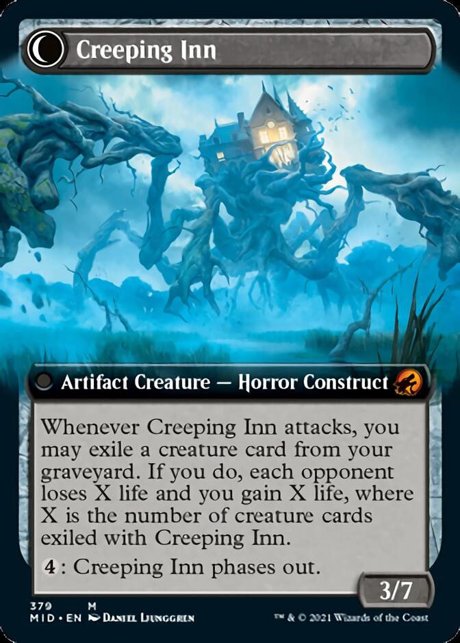 Hostile Hostel // Creeping Inn (Extended Art) [Innistrad: Midnight Hunt]-2