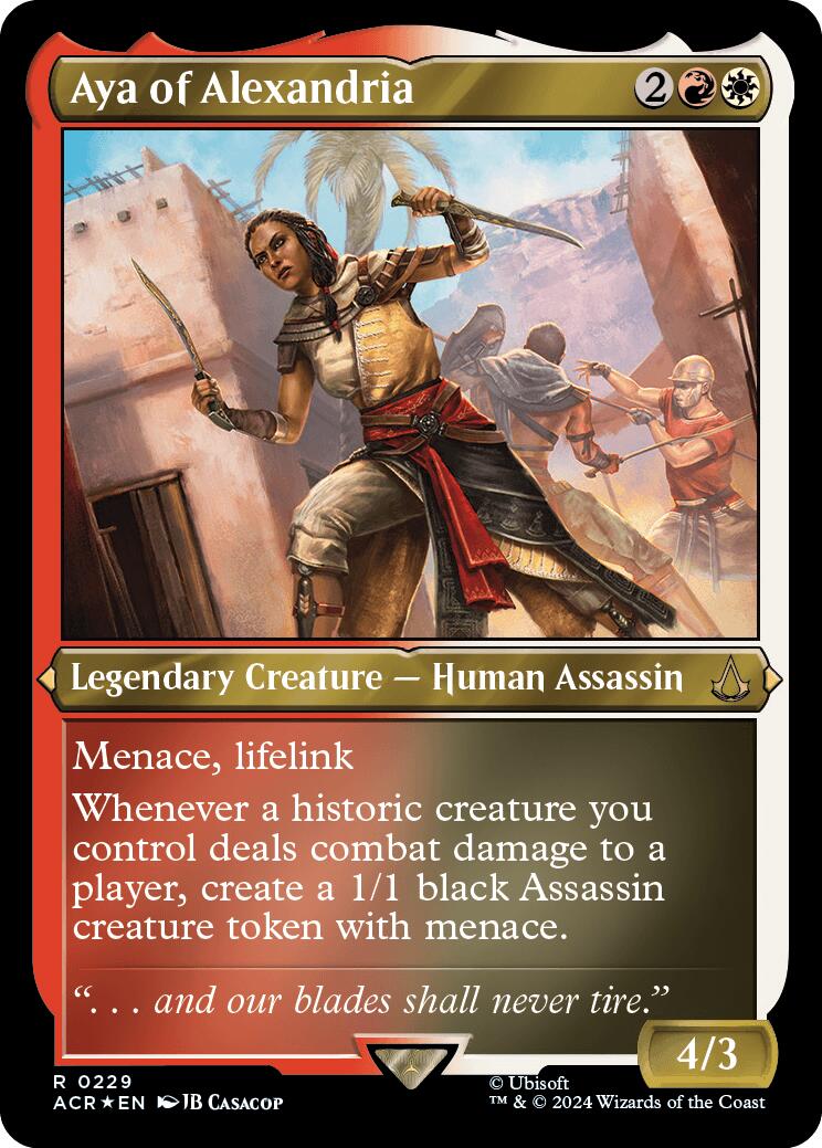 Aya of Alexandria (Foil Etched) [Assassin's Creed]-1