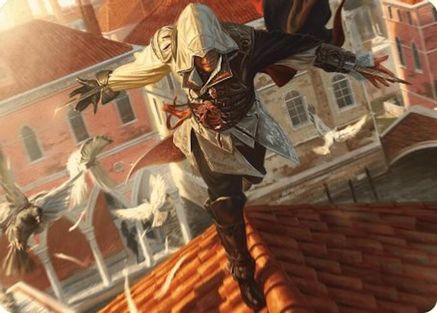Ezio, Blade of Vengeance Art Card [Assassin's Creed Art Series]-1