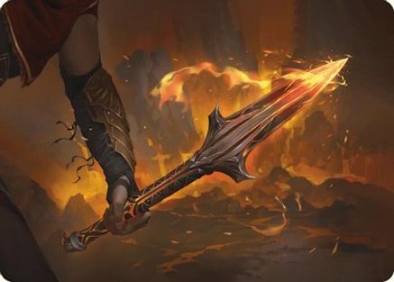 The Spear of Leonidas Art Card (ASACR-004) - Assassin's Creed Art Series-1