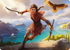 Kassandra, Eagle Bearer Art Card [Assassin's Creed Art Series]-1